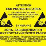 Разметка участков ESD